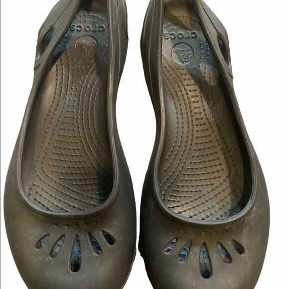 Crocs Malindi Womens Slip On Slingback Ballet Flats Shoes Sandals Size 8 - Picture 14 of 16